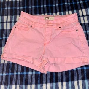 Pink shorts